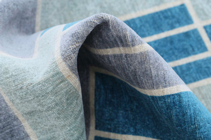 Hand Knotted Overdye Wool Rug 2' 9" x 3' 10" - No. AT28298