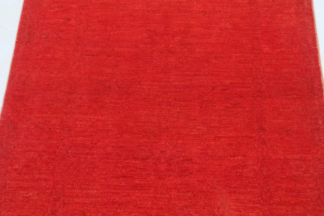 Hand Knotted Overdye Wool Rug 2' 7" x 4' 2" - No. AT43845