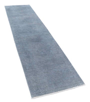 Hand Knotted Overdye Wool Rug 2' 7" x 10' 0" - No. AT99041