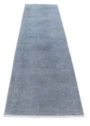 Hand Knotted Overdye Wool Rug 2' 7" x 10' 0" - No. AT99041