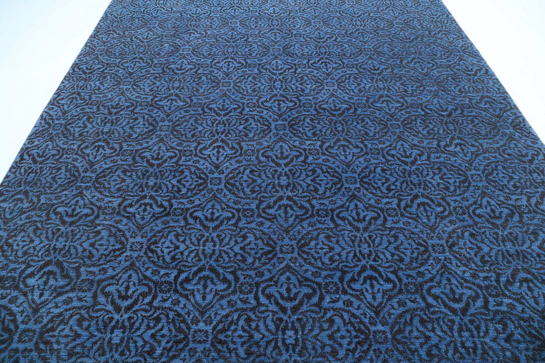 Hand Knotted Overdye Wool Rug 8' 10" x 11' 9" - No. AT20129