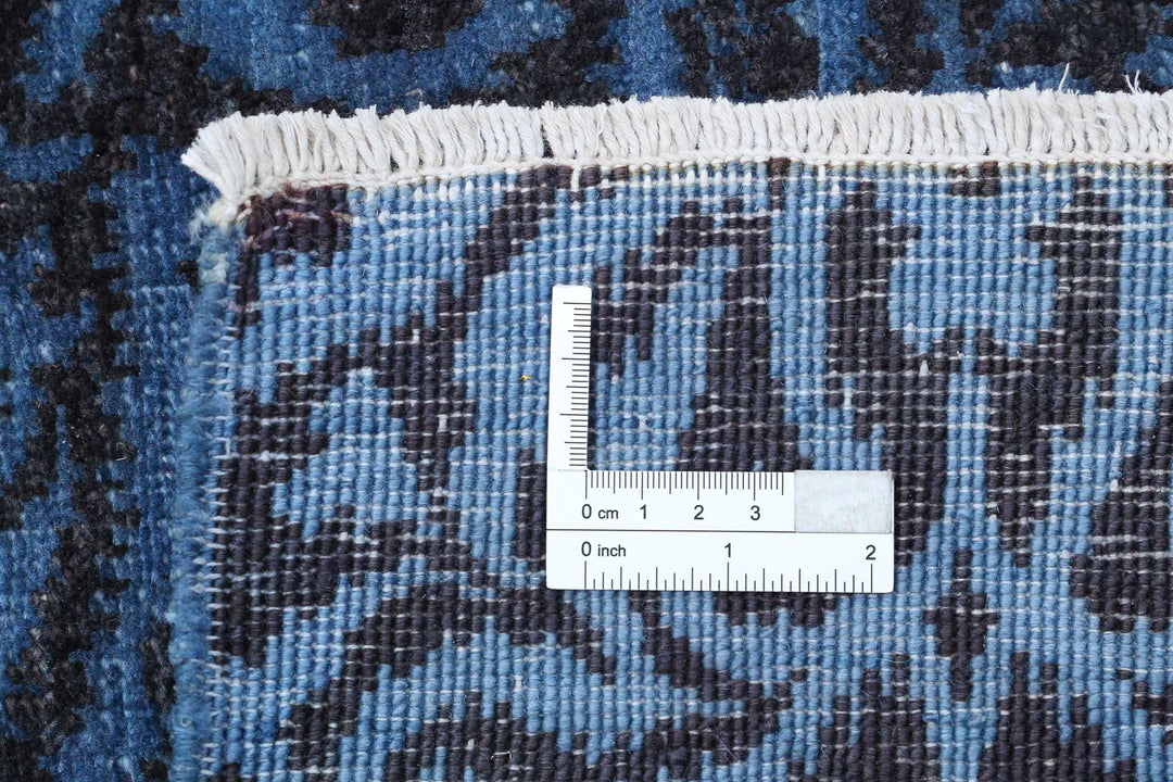 Hand Knotted Overdye Wool Rug 8' 10" x 11' 9" - No. AT20129