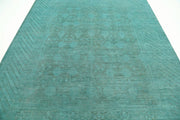 Hand Knotted Overdye Wool Rug 7' 9" x 9' 4" - No. AT56933