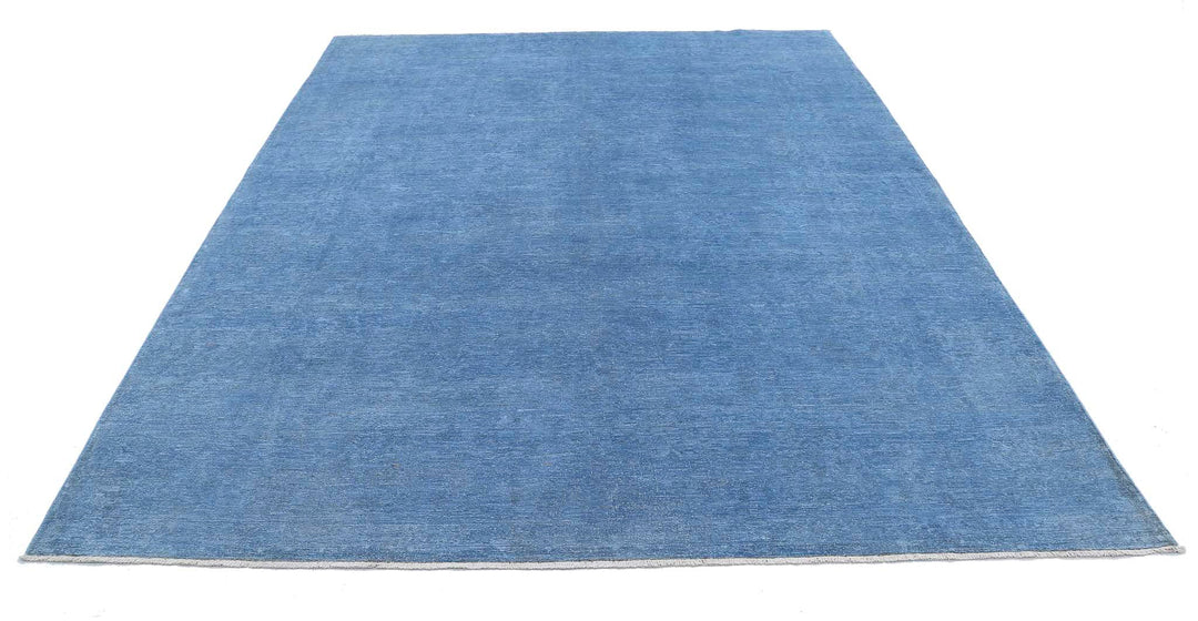 Hand Knotted Overdye Wool Rug 8' 0" x 9' 9" - No. AT67404