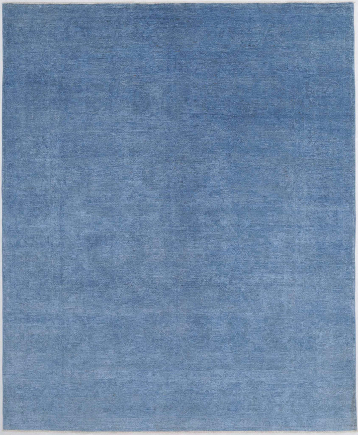 Hand Knotted Overdye Wool Rug 8' 0" x 9' 9" - No. AT67404