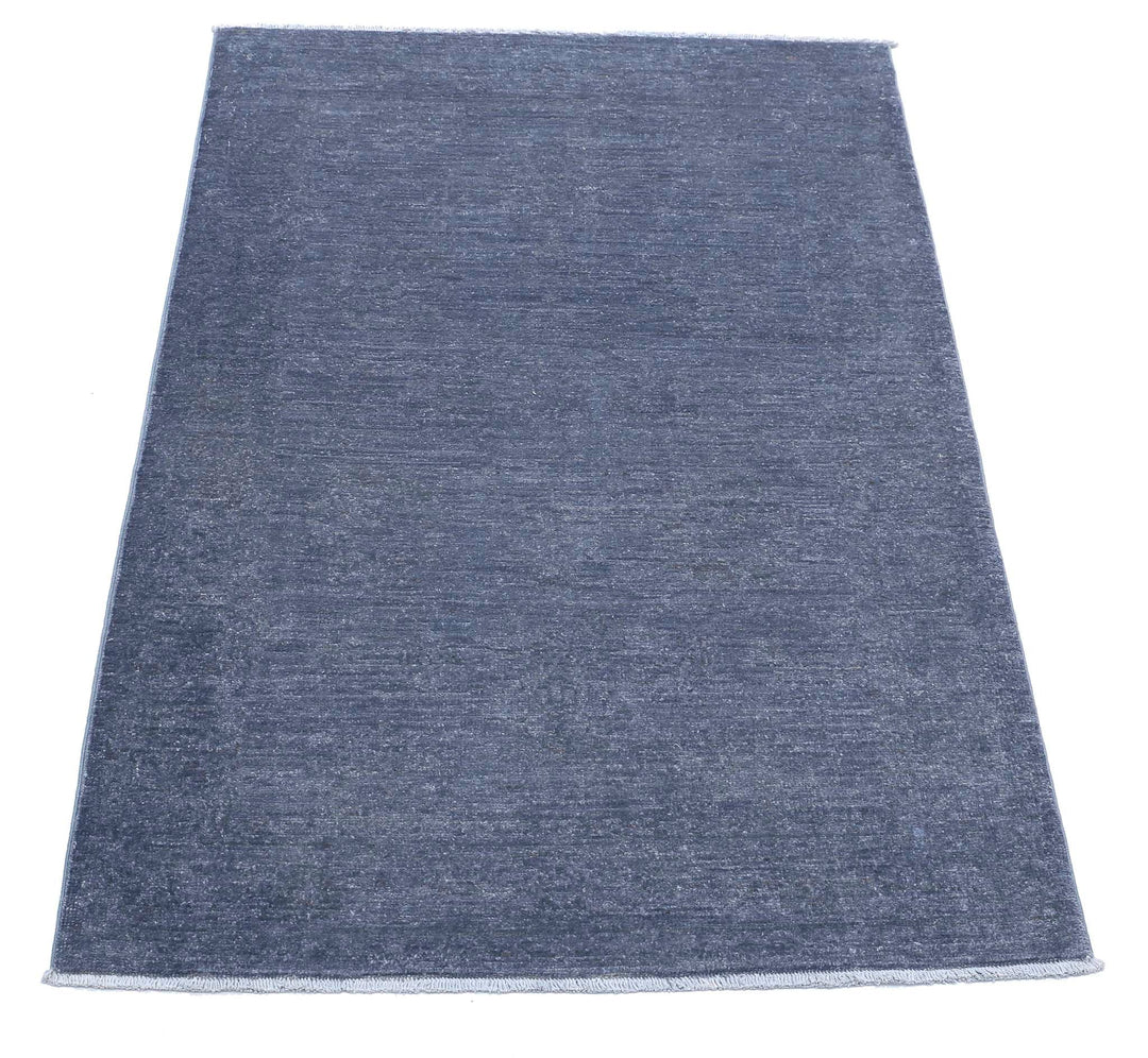 Hand Knotted Overdye Wool Rug 2' 7" x 3' 10" - No. AT31811