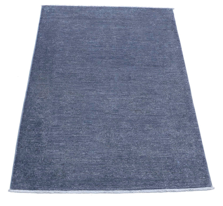 Hand Knotted Overdye Wool Rug 2' 7" x 3' 10" - No. AT31811