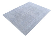 Hand Knotted Overdye Wool Rug 4' 7" x 6' 1" - No. AT89056