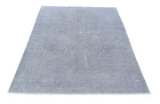 Hand Knotted Overdye Wool Rug 4' 7" x 6' 1" - No. AT89056