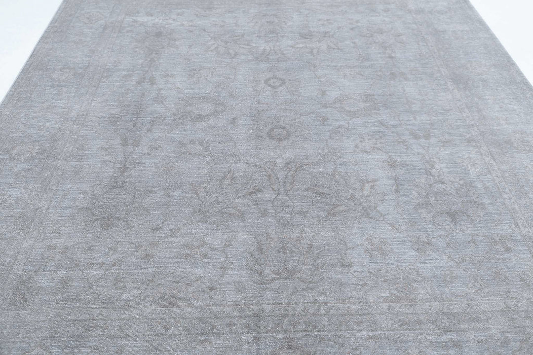 Hand Knotted Overdye Wool Rug 7' 10" x 9' 6" - No. AT30363