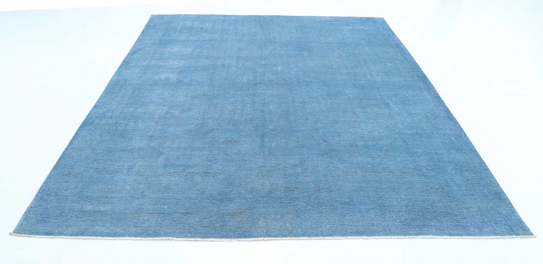 Hand Knotted Overdye Wool Rug 7' 11" x 9' 8" - No. AT42528