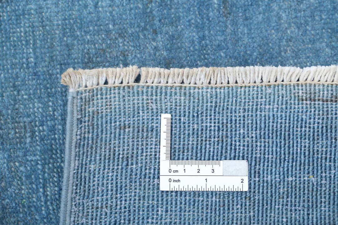 Hand Knotted Overdye Wool Rug 7' 11" x 9' 8" - No. AT42528