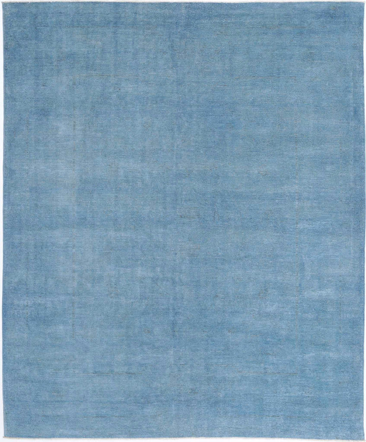 Hand Knotted Overdye Wool Rug 7' 11" x 9' 8" - No. AT42528