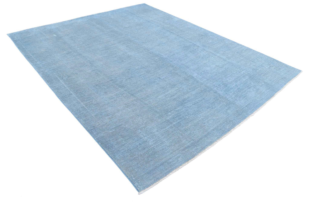 Hand Knotted Overdye Wool Rug 8' 1" x 9' 7" - No. AT61936