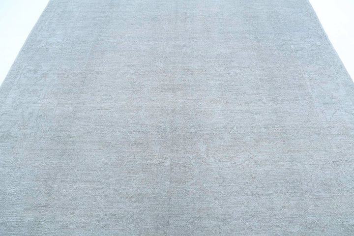 Hand Knotted Overdye Wool Rug 8' 2" x 9' 10" - No. AT75579