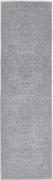 Hand Knotted Overdye Wool Rug 2' 6" x 9' 7" - No. AT81414