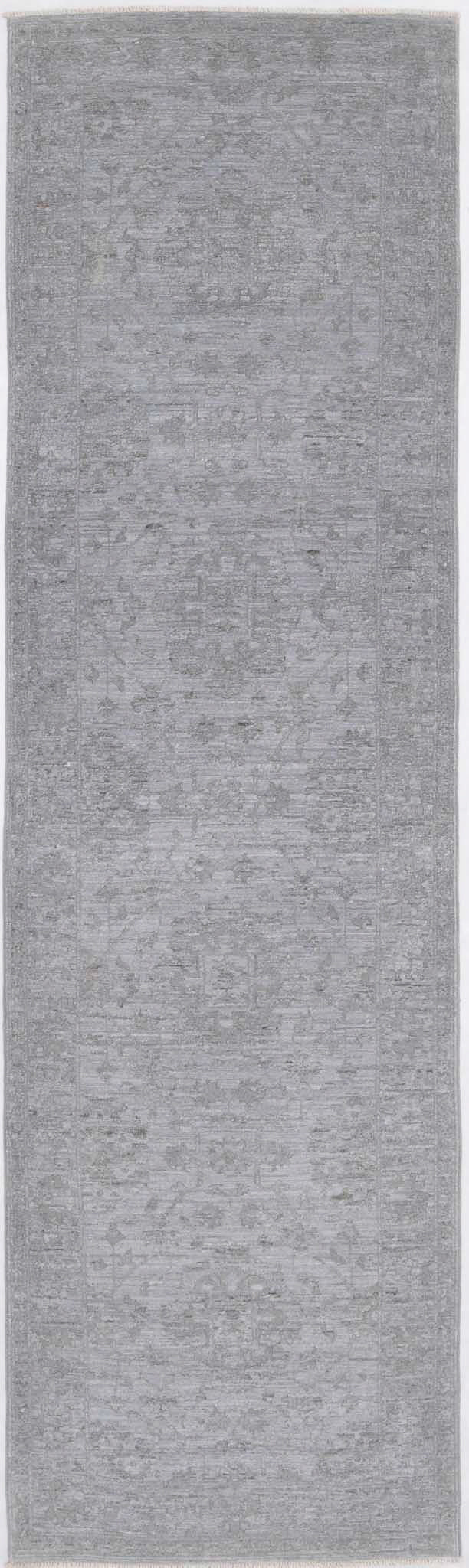 Hand Knotted Overdye Wool Rug 2' 6" x 9' 7" - No. AT81414