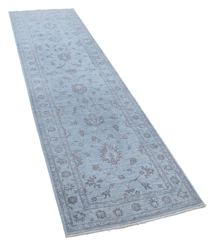 Hand Knotted Overdye Wool Rug 2' 7" x 9' 4" - No. AT65220