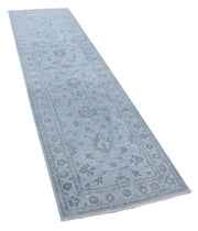 Hand Knotted Overdye Wool Rug 2' 7" x 9' 4" - No. AT65220