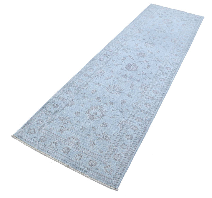 Hand Knotted Overdye Wool Rug 2' 7" x 9' 4" - No. AT65220