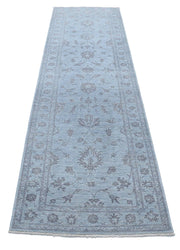 Hand Knotted Overdye Wool Rug 2' 7" x 9' 4" - No. AT65220