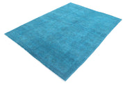 Hand Knotted Overdye Wool Rug 5' 5" x 7' 6" - No. AT58337