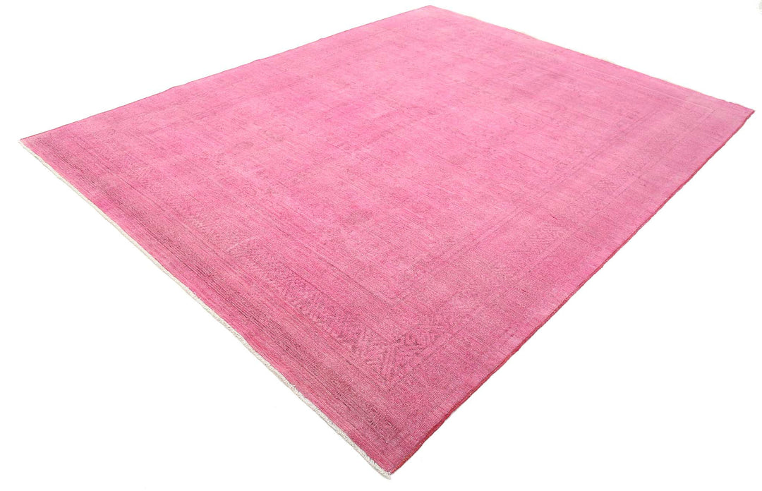 Hand Knotted Overdye Wool Rug 7' 9" x 9' 10" - No. AT13382