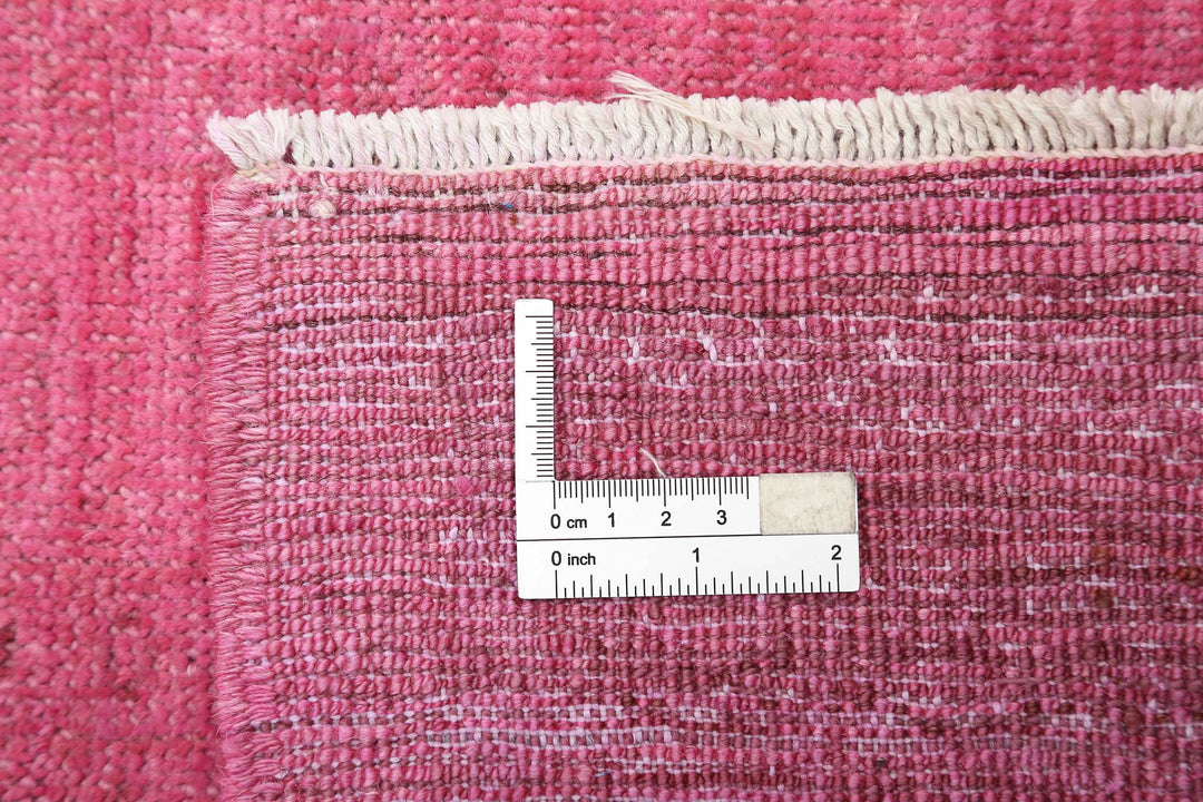 Hand Knotted Overdye Wool Rug 7' 9" x 9' 10" - No. AT13382