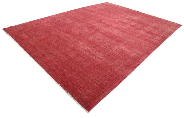 Hand Knotted Overdye Wool Rug 9' 8" x 13' 0" - No. AT71165