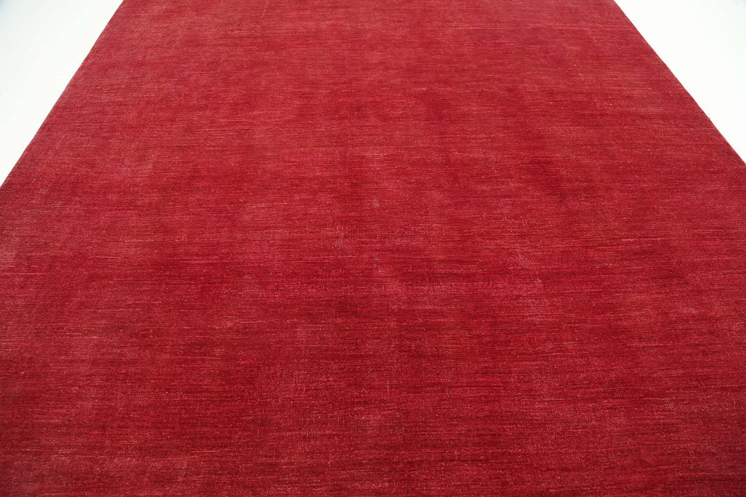 Hand Knotted Overdye Wool Rug 9' 8" x 13' 0" - No. AT71165