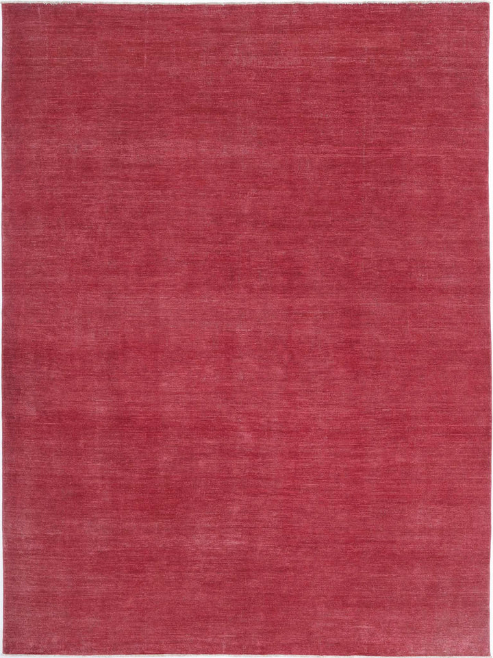 Hand Knotted Overdye Wool Rug 9' 8" x 13' 0" - No. AT71165