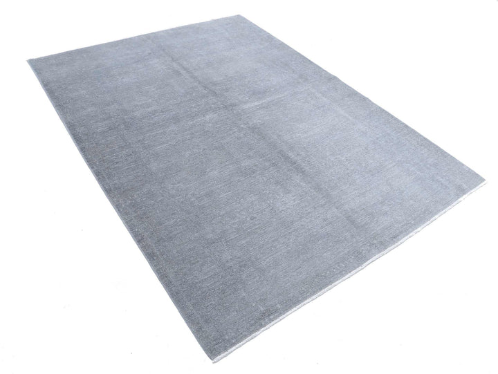 Hand Knotted Overdye Wool Rug 5' 7" x 7' 5" - No. AT16398