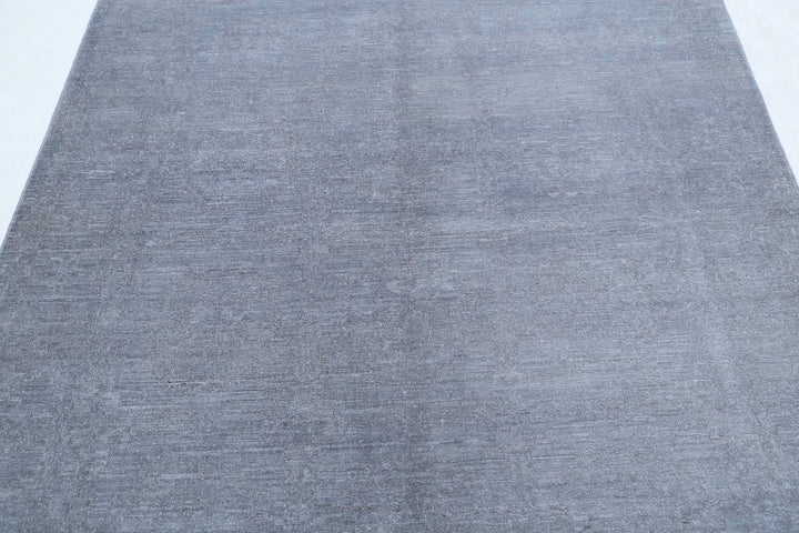 Hand Knotted Overdye Wool Rug 5' 7" x 7' 5" - No. AT16398