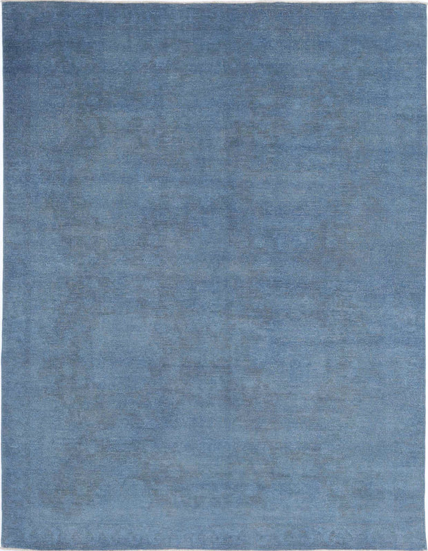 Hand Knotted Overdye Wool Rug 7' 9" x 10' 3" - No. AT67598