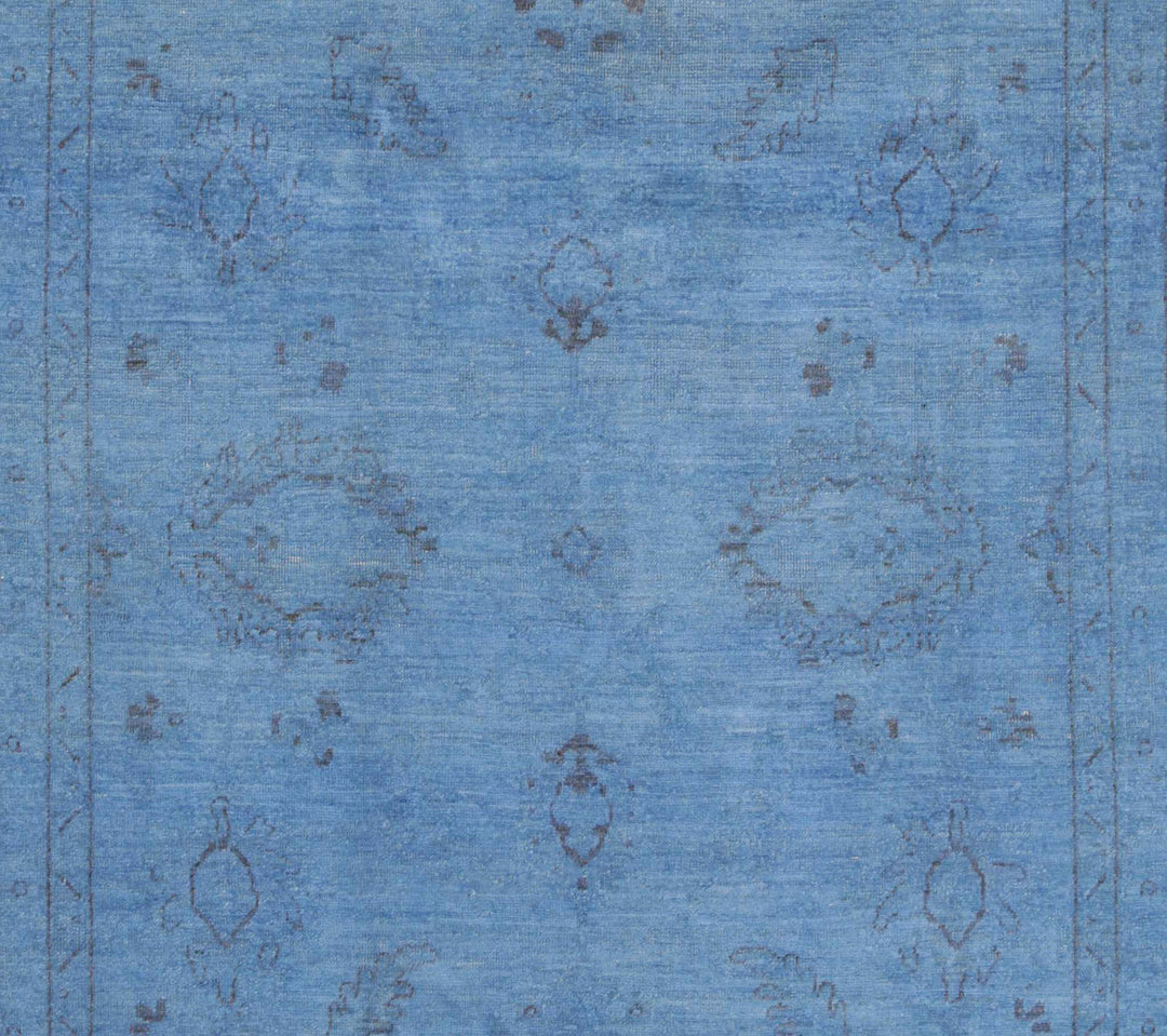 Hand Knotted Overdye Wool Rug 7' 9" x 9' 7" - No. AT72227
