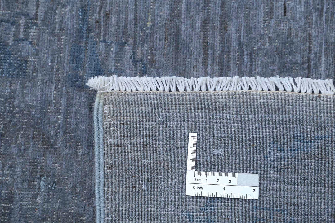 Hand Knotted Overdye Wool Rug 11' 7" x 13' 9" - No. AT95168