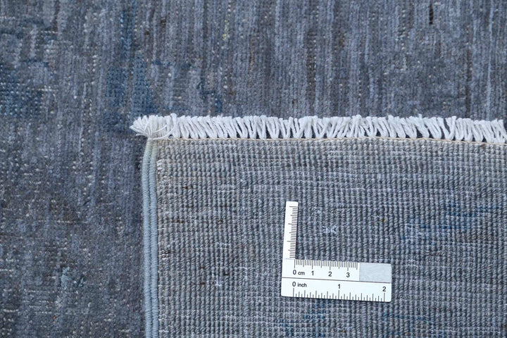 Hand Knotted Overdye Wool Rug 11' 7" x 13' 9" - No. AT95168