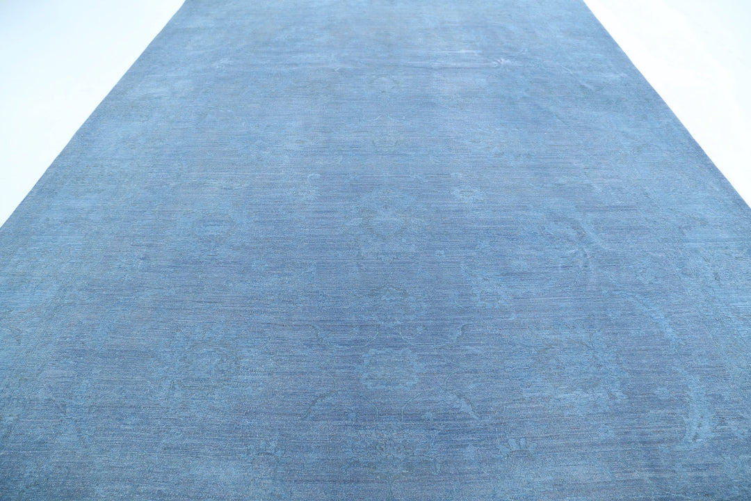 Hand Knotted Overdye Wool Rug 9' 9" x 13' 8" - No. AT94993