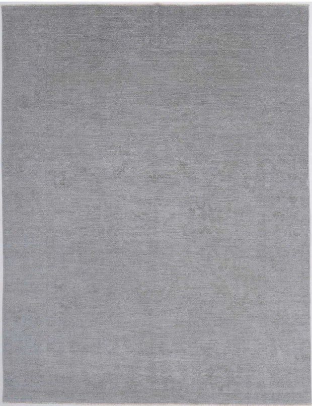 Hand Knotted Overdye Wool Rug 7' 3" x 9' 6" - No. AT76612