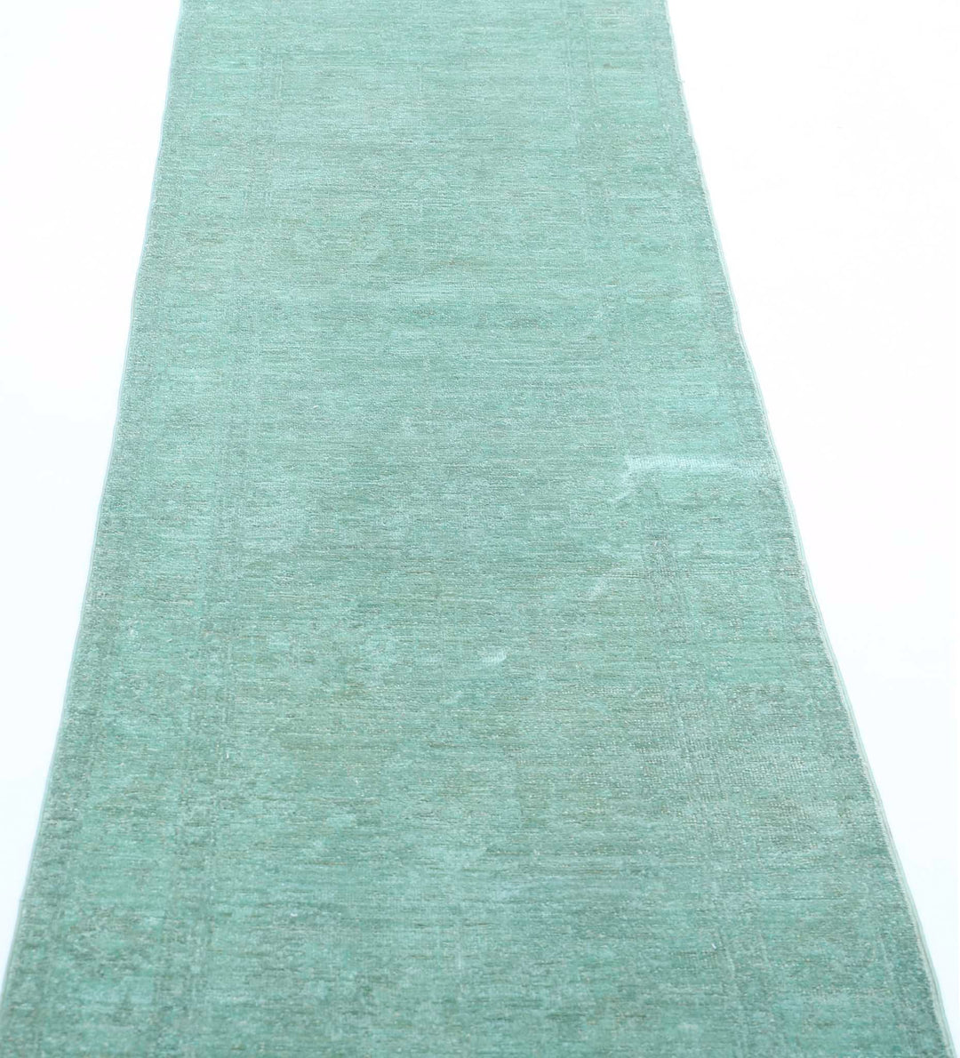 Hand Knotted Overdye Wool Rug 2' 7" x 9' 4" - No. AT17677