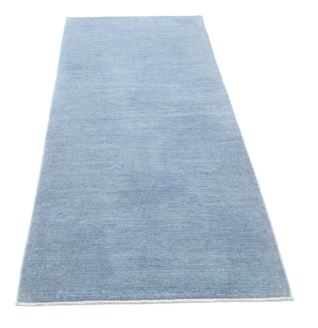 Hand Knotted Overdye Wool Rug 2' 8" x 7' 7" - No. AT19669