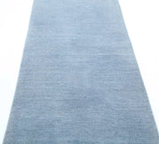 Hand Knotted Overdye Wool Rug 2' 8" x 7' 7" - No. AT19669