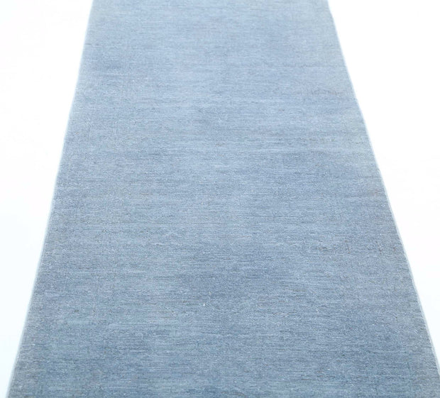 Hand Knotted Overdye Wool Rug 2' 8" x 7' 7" - No. AT19669