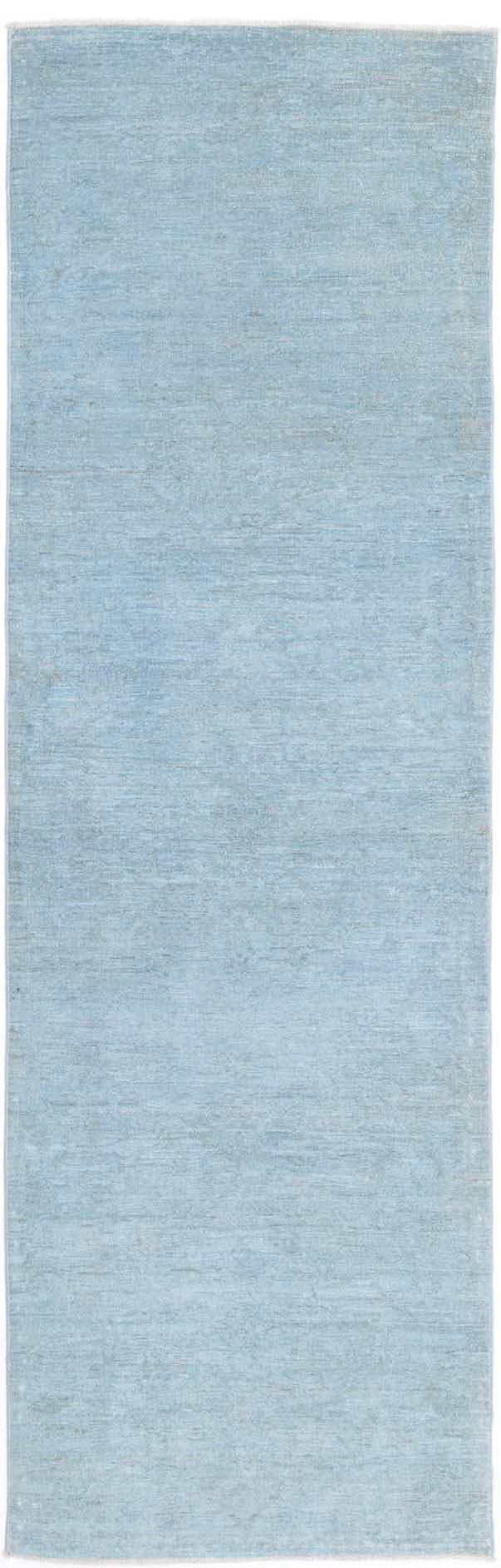 Hand Knotted Overdye Wool Rug 2' 7" x 9' 3" - No. AT41235