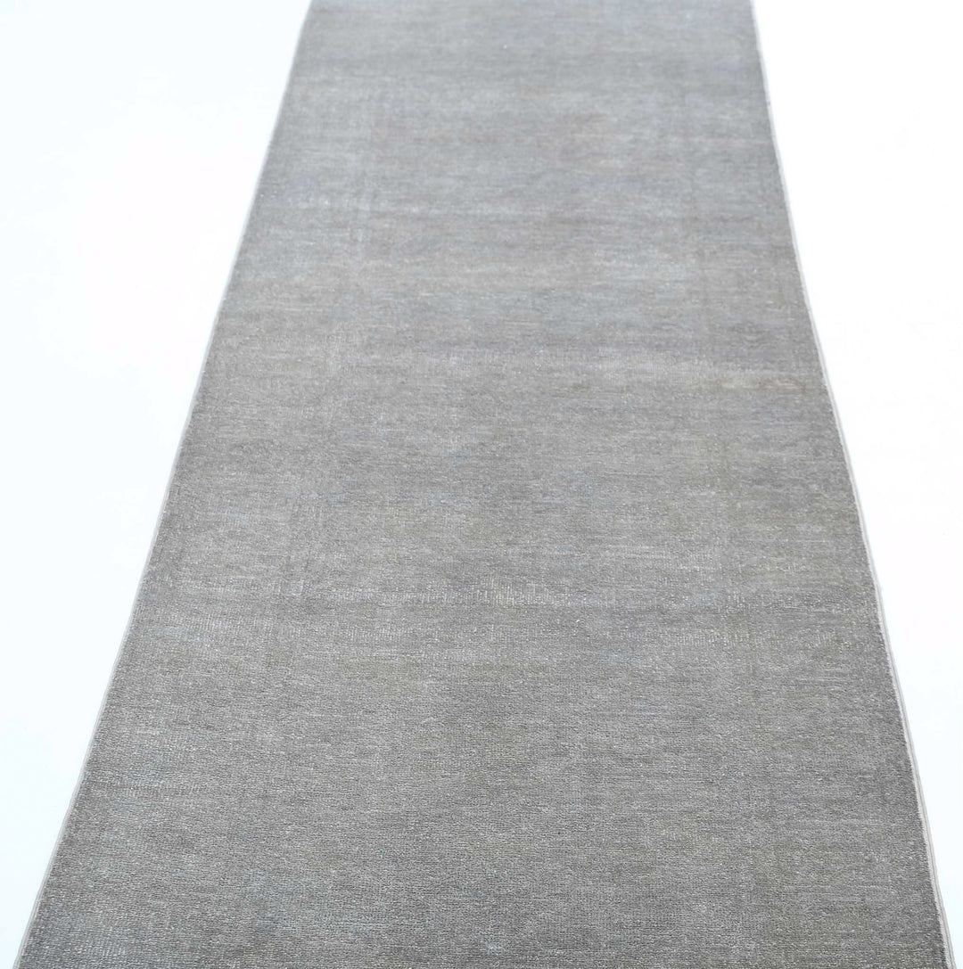 Hand Knotted Overdye Wool Rug 2' 8" x 9' 3" - No. AT39293