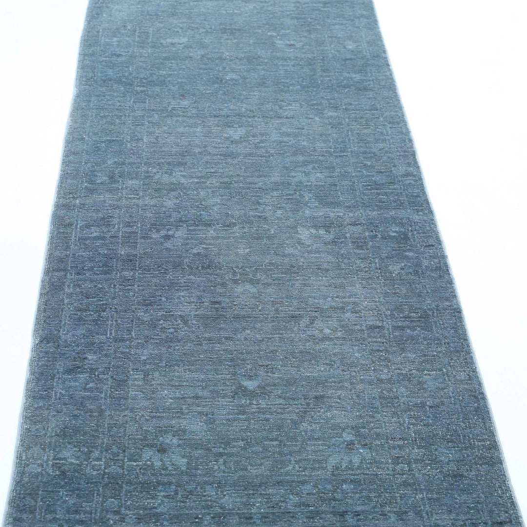 Hand Knotted Overdye Wool Rug 2' 5" x 6' 5" - No. AT17644