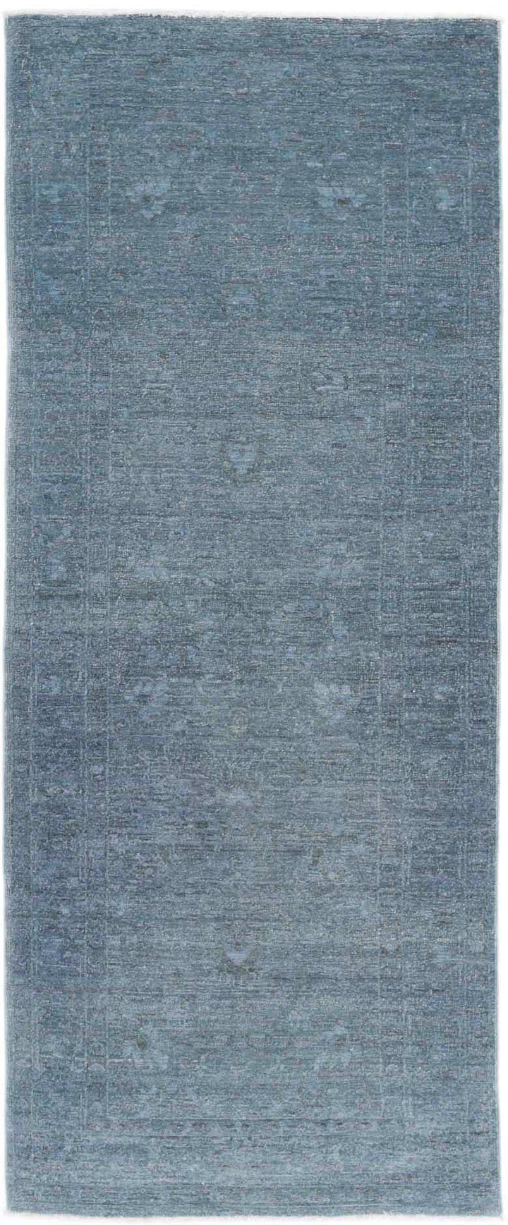 Hand Knotted Overdye Wool Rug 2' 5" x 6' 5" - No. AT17644