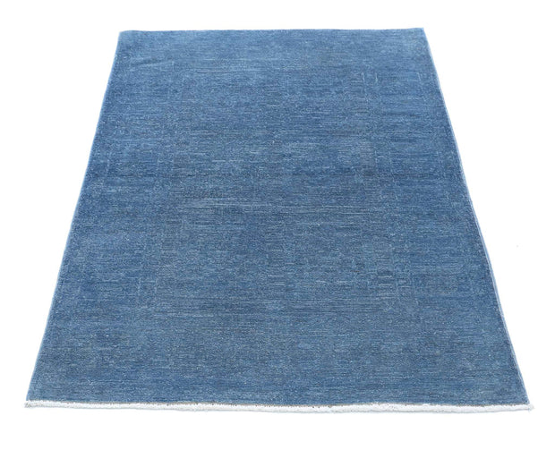 Hand Knotted Overdye Wool Rug 3' 1" x 4' 9" - No. AT19592