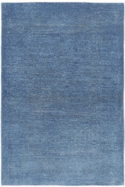 Hand Knotted Overdye Wool Rug 3' 1" x 4' 9" - No. AT19592