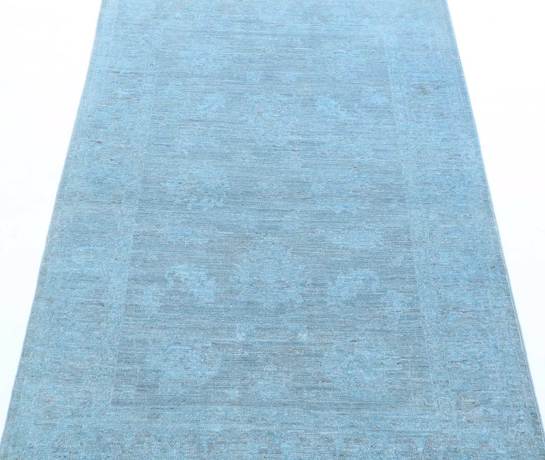 Hand Knotted Overdye Wool Rug 3' 2" x 4' 7" - No. AT11675